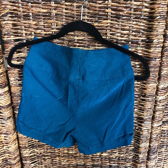 BLUE high-waisted shorts - Picture 6 of 6